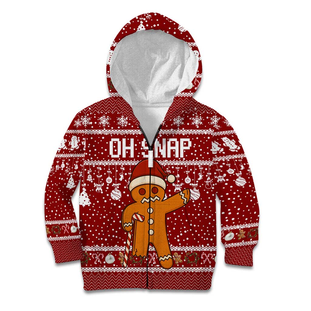 Oh Snap Christmas Kid Hoodie Xmas Holiday Patterns - Wonder Print Shop