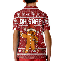 Oh Snap Christmas Kid Polo Shirt Xmas Holiday Patterns - Wonder Print Shop