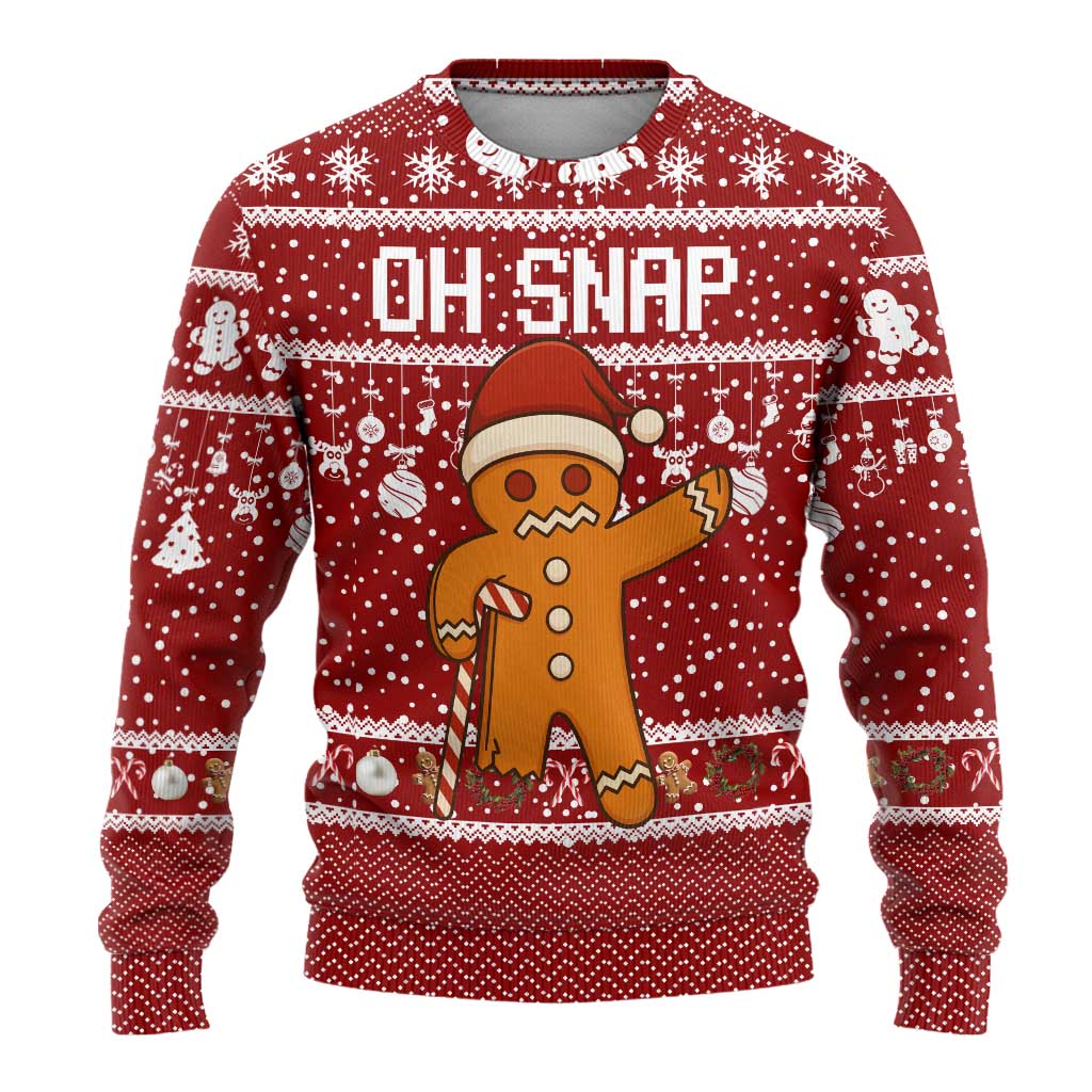 Oh Snap Christmas Ugly Christmas Sweater Xmas Holiday Patterns - Wonder Print Shop