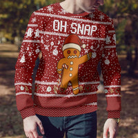 Oh Snap Christmas Ugly Christmas Sweater Xmas Holiday Patterns - Wonder Print Shop