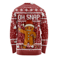 Oh Snap Christmas Long Sleeve Shirt Xmas Holiday Patterns - Wonder Print Shop