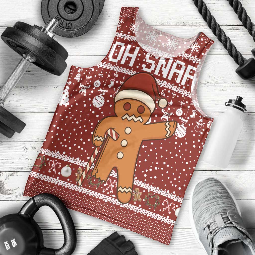 Oh Snap Christmas Men Tank Top Xmas Holiday Patterns - Wonder Print Shop
