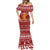 Oh Snap Christmas Mermaid Dress Xmas Holiday Patterns - Wonder Print Shop