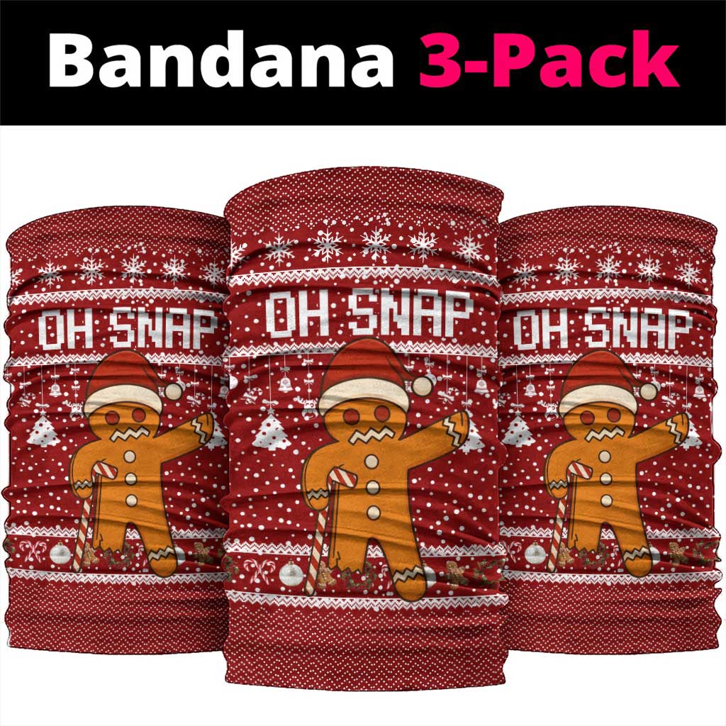 Oh Snap Christmas Neck Gaiter Xmas Holiday Patterns - Wonder Print Shop
