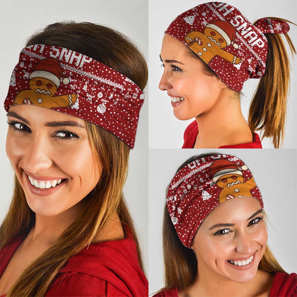 Oh Snap Christmas Neck Gaiter Xmas Holiday Patterns - Wonder Print Shop