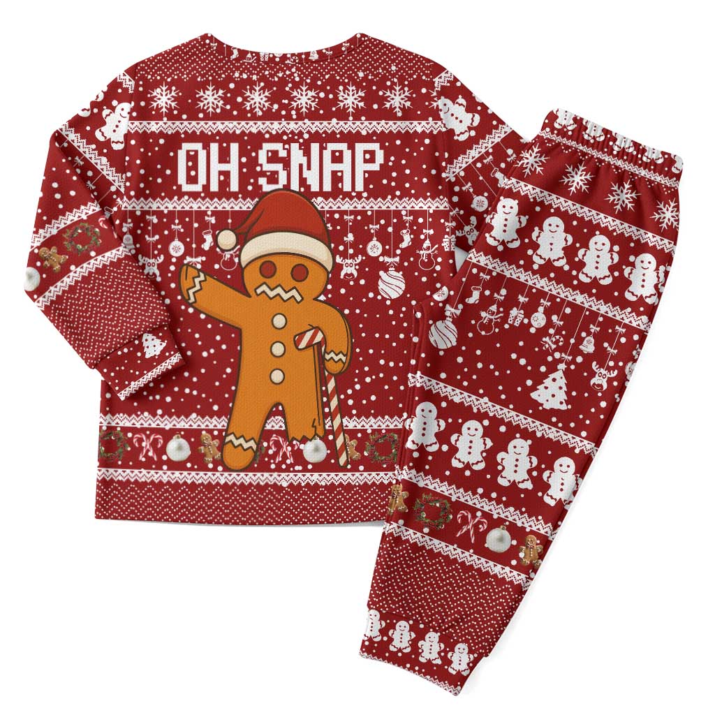 Oh Snap Christmas Pajama Set Xmas Holiday Patterns - Wonder Print Shop