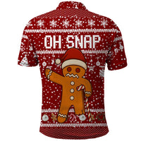 Oh Snap Christmas Polo Shirt Xmas Holiday Patterns - Wonder Print Shop