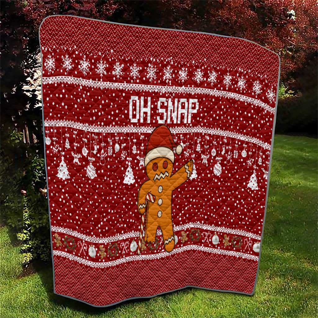 Oh Snap Christmas Quilt Xmas Holiday Patterns - Wonder Print Shop