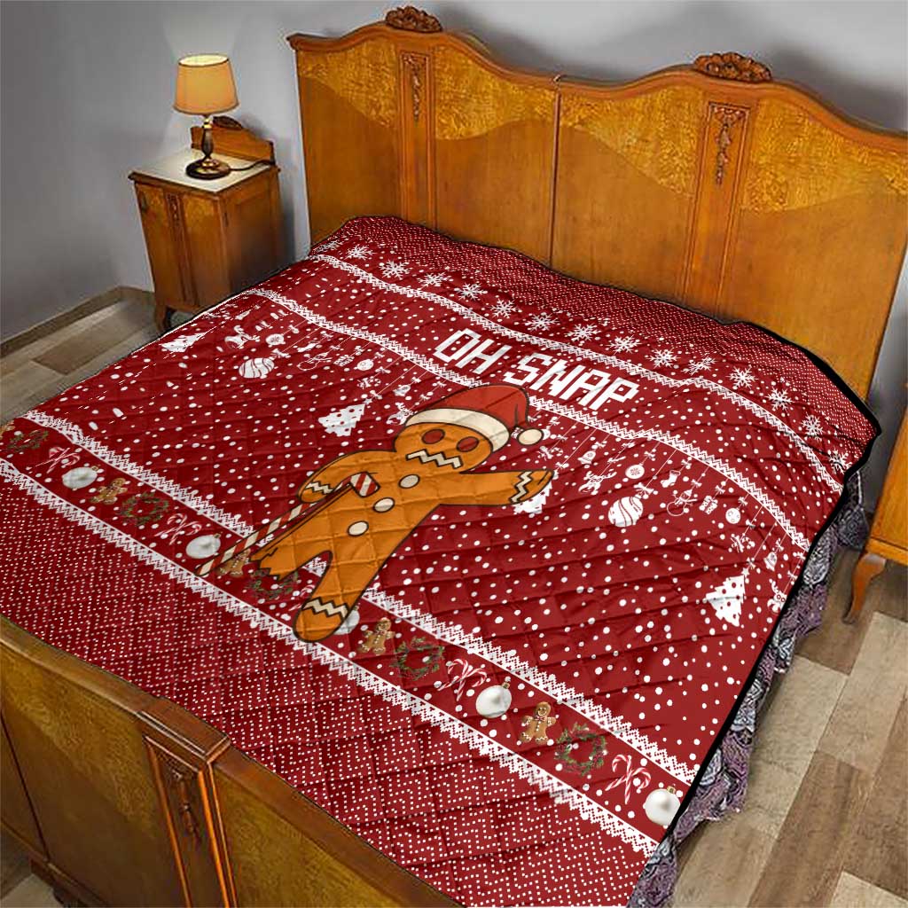 Oh Snap Christmas Quilt Xmas Holiday Patterns - Wonder Print Shop