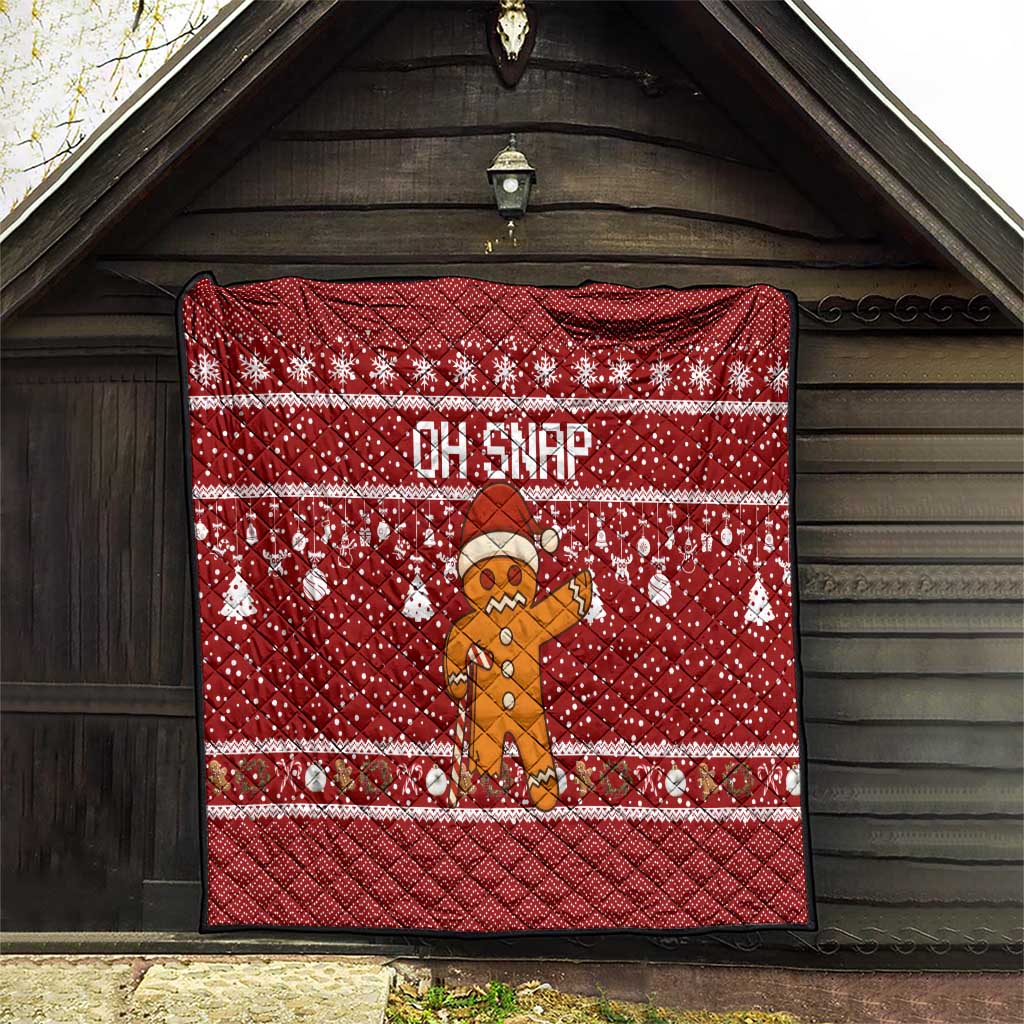Oh Snap Christmas Quilt Xmas Holiday Patterns - Wonder Print Shop