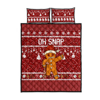 Oh Snap Christmas Quilt Bed Set Xmas Holiday Patterns - Wonder Print Shop