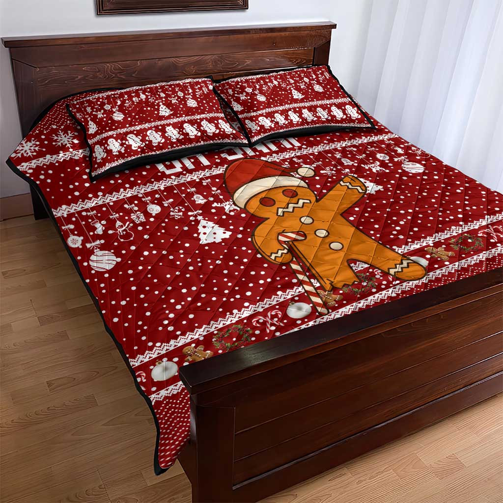 Oh Snap Christmas Quilt Bed Set Xmas Holiday Patterns - Wonder Print Shop