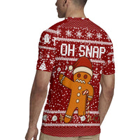 Oh Snap Christmas Rugby Jersey Xmas Holiday Patterns - Wonder Print Shop