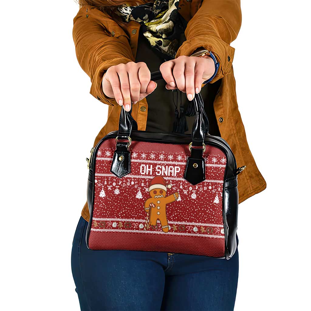 Oh Snap Christmas Shoulder Handbag Xmas Holiday Patterns - Wonder Print Shop