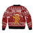 Oh Snap Christmas Sleeve Zip Bomber Jacket Xmas Holiday Patterns - Wonder Print Shop