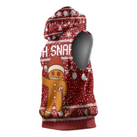 Oh Snap Christmas Sleeveless Hoodie Xmas Holiday Patterns - Wonder Print Shop