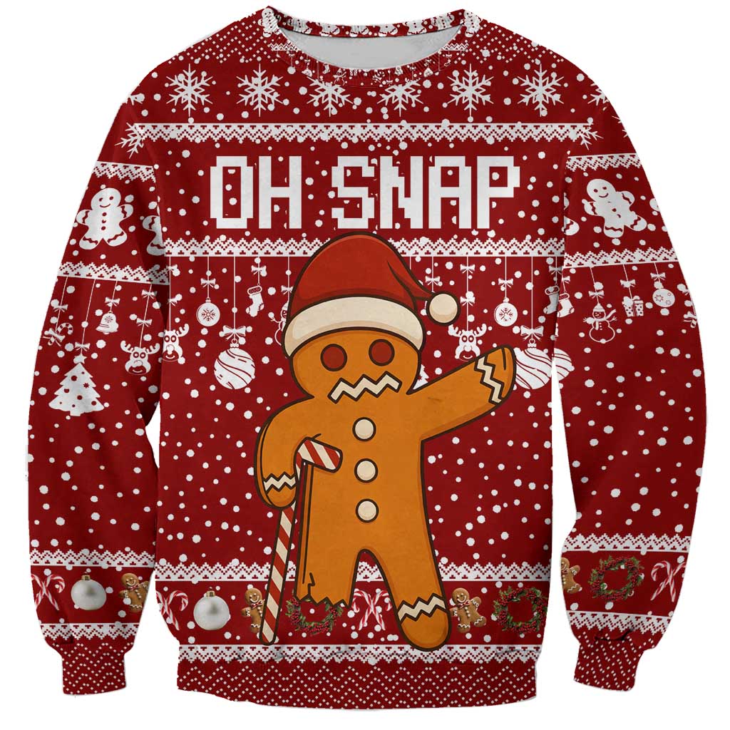 Oh Snap Christmas Sweatshirt Xmas Holiday Patterns - Wonder Print Shop