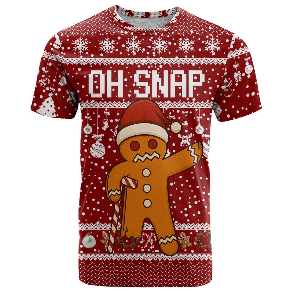 Oh Snap Christmas T Shirt Xmas Holiday Patterns - Wonder Print Shop