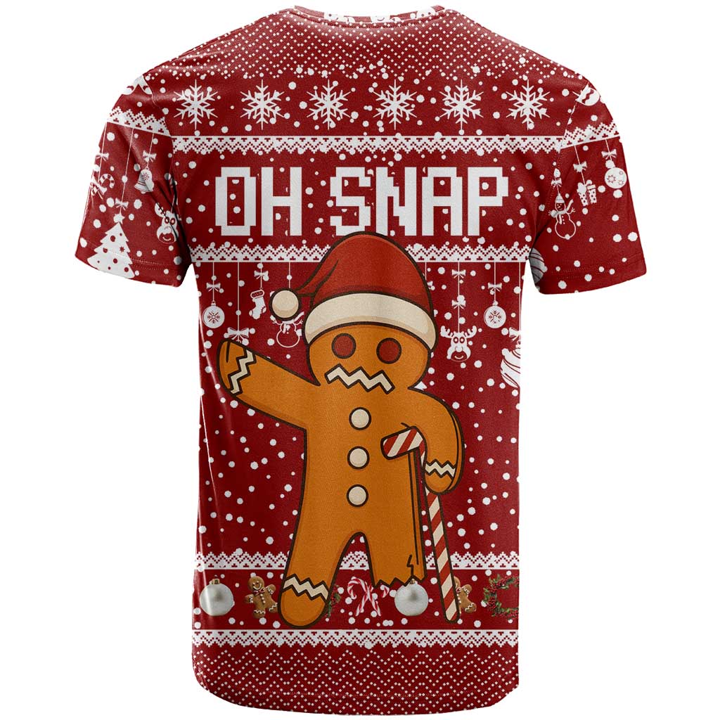 Oh Snap Christmas T Shirt Xmas Holiday Patterns - Wonder Print Shop