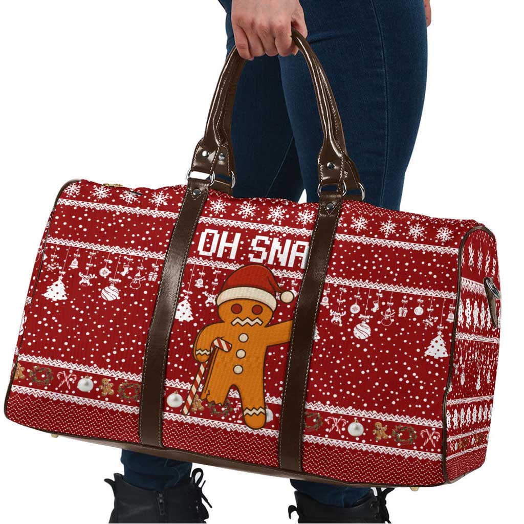 Oh Snap Christmas Travel Bag Xmas Holiday Patterns - Wonder Print Shop
