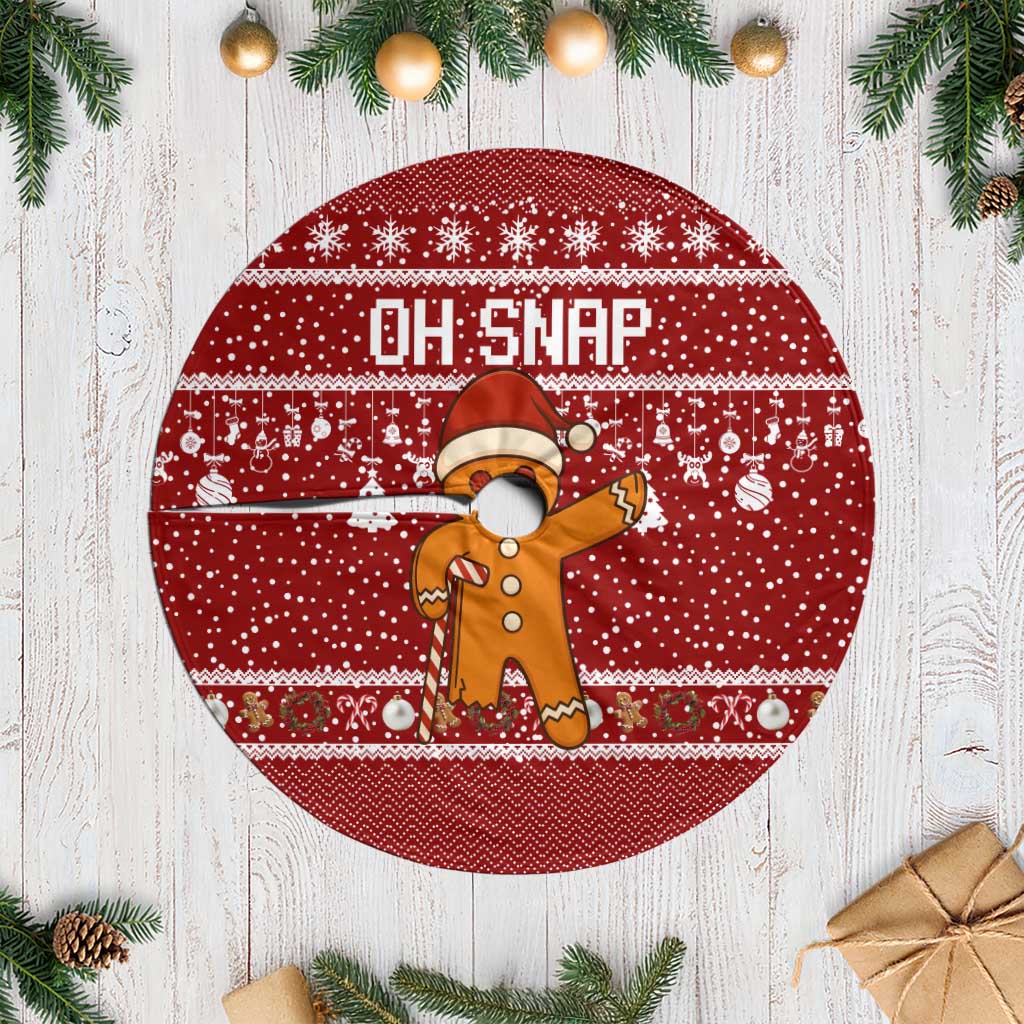 Oh Snap Christmas Tree Skirt Xmas Holiday Patterns - Wonder Print Shop