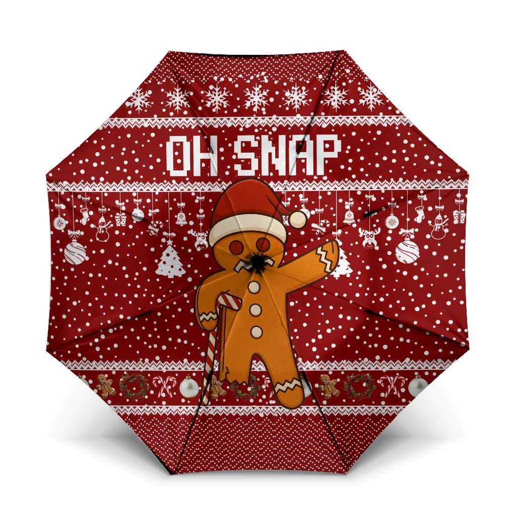 Oh Snap Christmas Umbrella Xmas Holiday Patterns - Wonder Print Shop