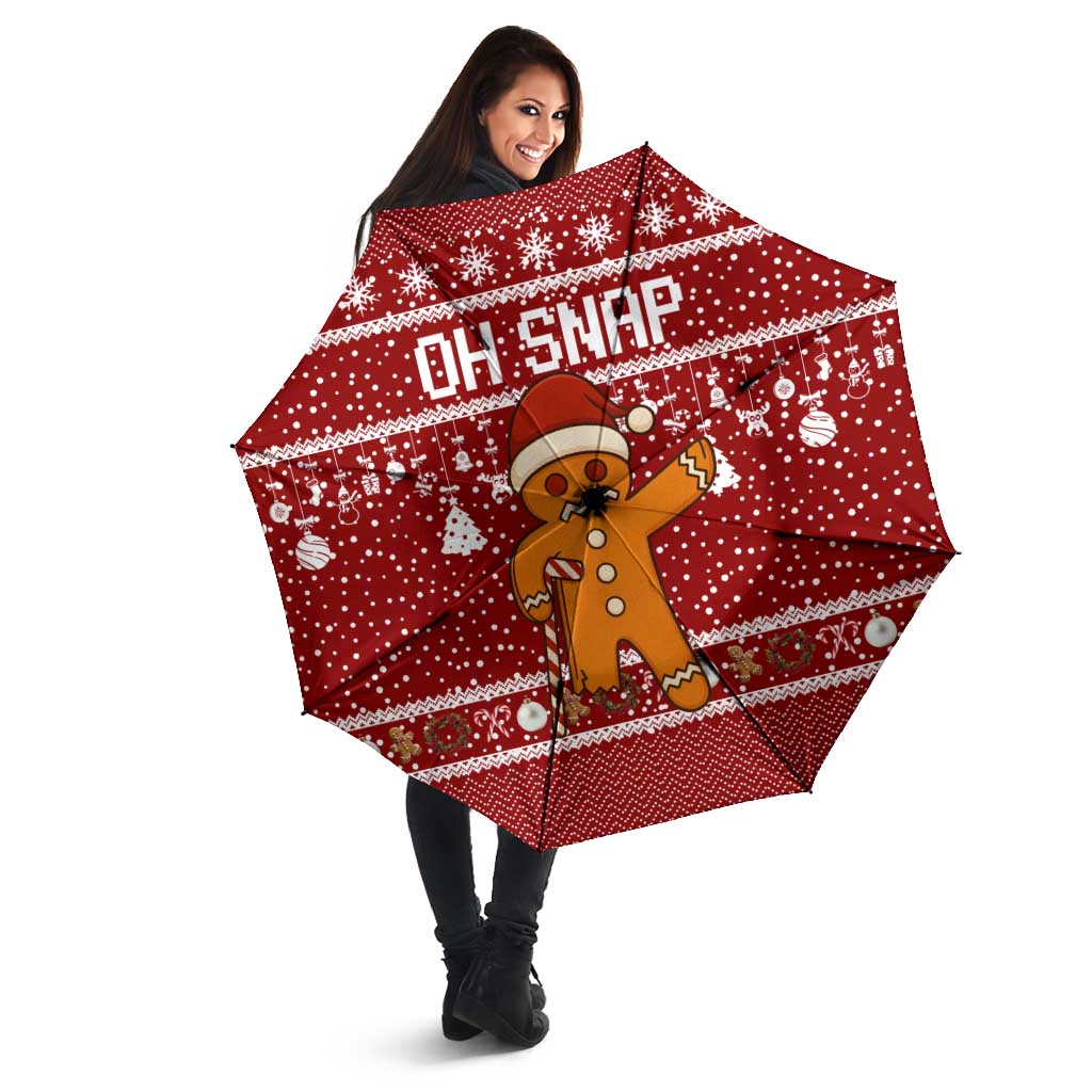 Oh Snap Christmas Umbrella Xmas Holiday Patterns - Wonder Print Shop