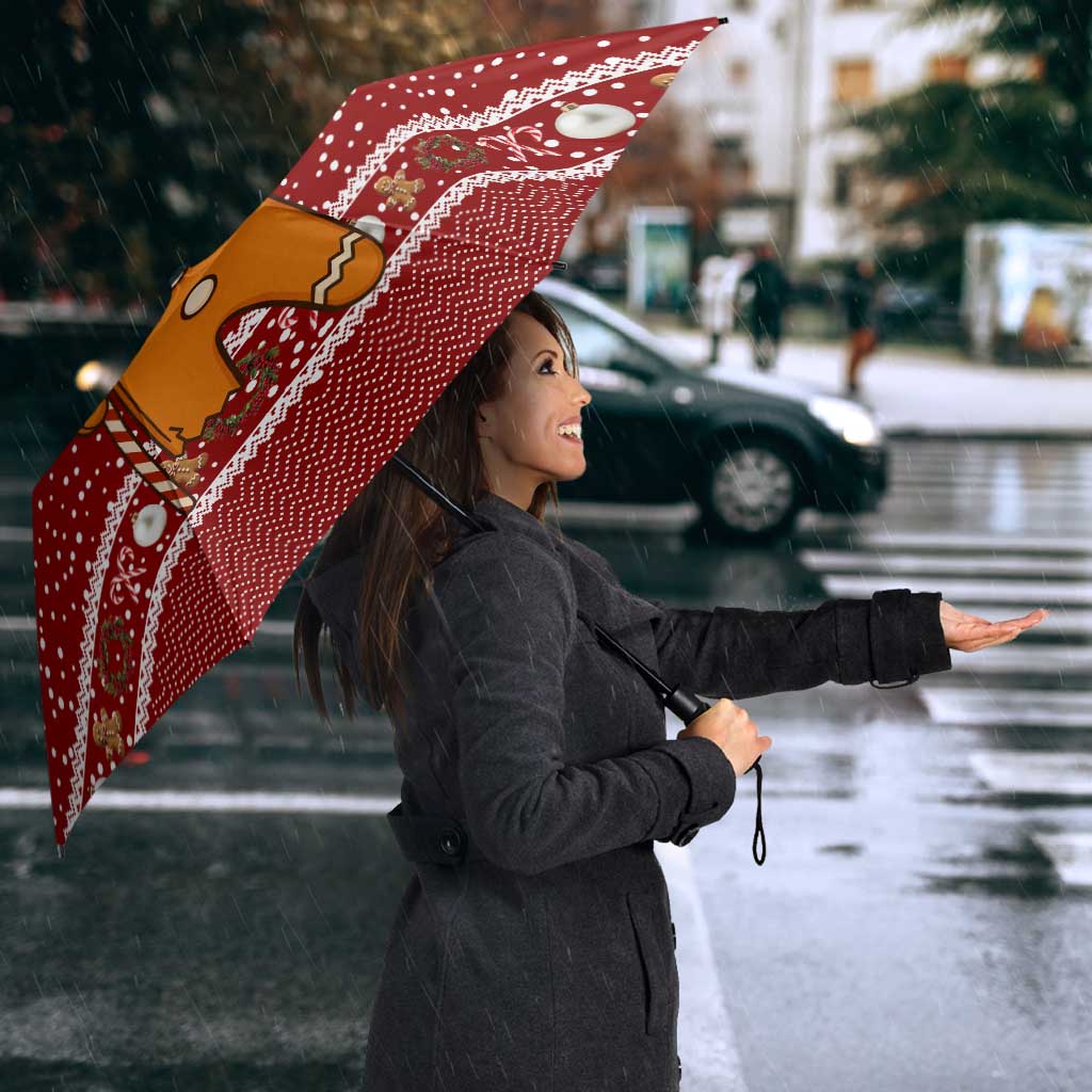 Oh Snap Christmas Umbrella Xmas Holiday Patterns - Wonder Print Shop