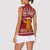 Oh Snap Christmas Women Sleeveless Polo Shirt Xmas Holiday Patterns - Wonder Print Shop