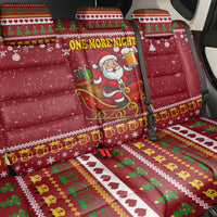 One More Night Santa Beer Christmas Back Car Seat Cover Xmas Holiday Patterns - Wonder Print Shop