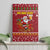 One More Night Santa Beer Christmas Canvas Wall Art Xmas Holiday Patterns - Wonder Print Shop