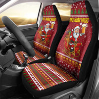 One More Night Santa Beer Christmas Car Seat Cover Xmas Holiday Patterns - Wonder Print Shop