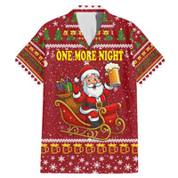 One More Night Santa Beer Christmas Family Matching Mermaid Dress and Hawaiian Shirt Xmas Holiday Patterns - Wonder Print Shop
