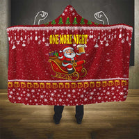 One More Night Santa Beer Christmas Hooded Blanket Xmas Holiday Patterns - Wonder Print Shop