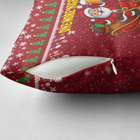 One More Night Santa Beer Christmas Pillow Cover Xmas Holiday Patterns - Wonder Print Shop