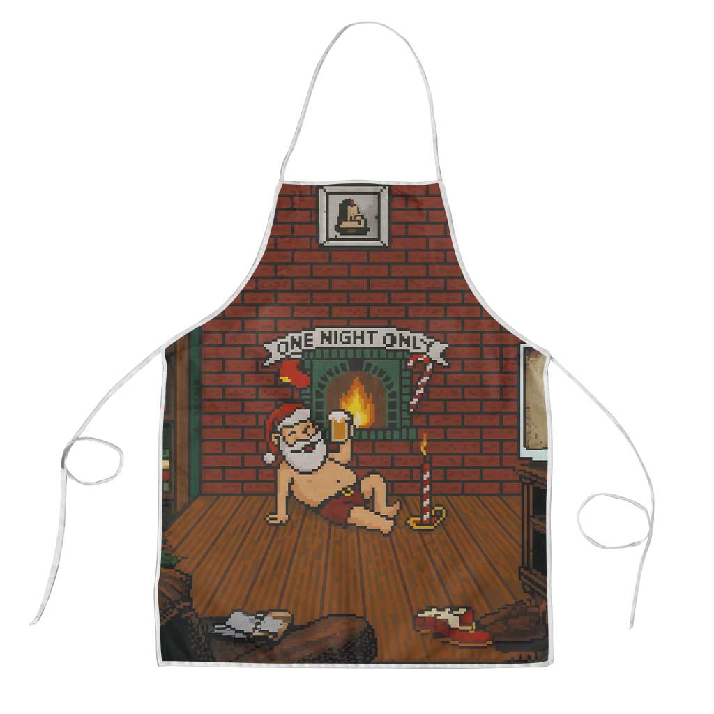 One Night Only Christmas Apron Xmas Holiday Patterns - Wonder Print Shop