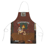 One Night Only Christmas Apron Xmas Holiday Patterns - Wonder Print Shop