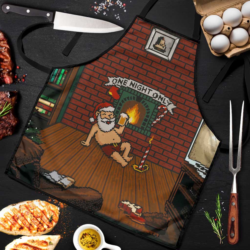 One Night Only Christmas Apron Xmas Holiday Patterns - Wonder Print Shop