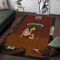 One Night Only Christmas Area Rug Xmas Holiday Patterns - Wonder Print Shop