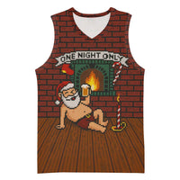One Night Only Christmas Basketball Jersey Xmas Holiday Patterns - Wonder Print Shop