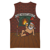 One Night Only Christmas Basketball Jersey Xmas Holiday Patterns - Wonder Print Shop