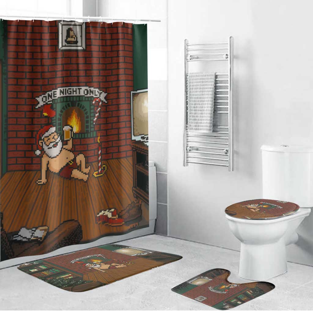 One Night Only Christmas Bathroom Set Xmas Holiday Patterns - Wonder Print Shop