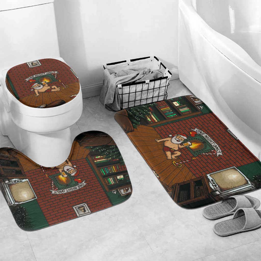 One Night Only Christmas Bathroom Set Xmas Holiday Patterns - Wonder Print Shop