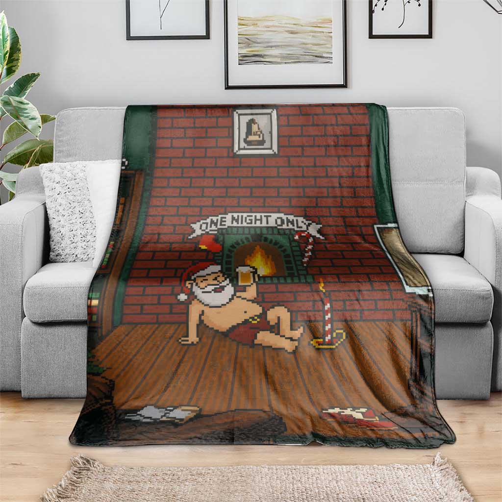 One Night Only Christmas Blanket Xmas Holiday Patterns - Wonder Print Shop