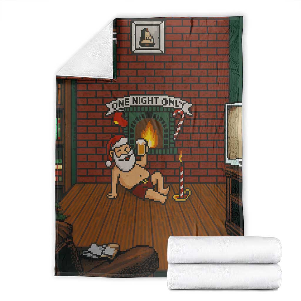 One Night Only Christmas Blanket Xmas Holiday Patterns - Wonder Print Shop