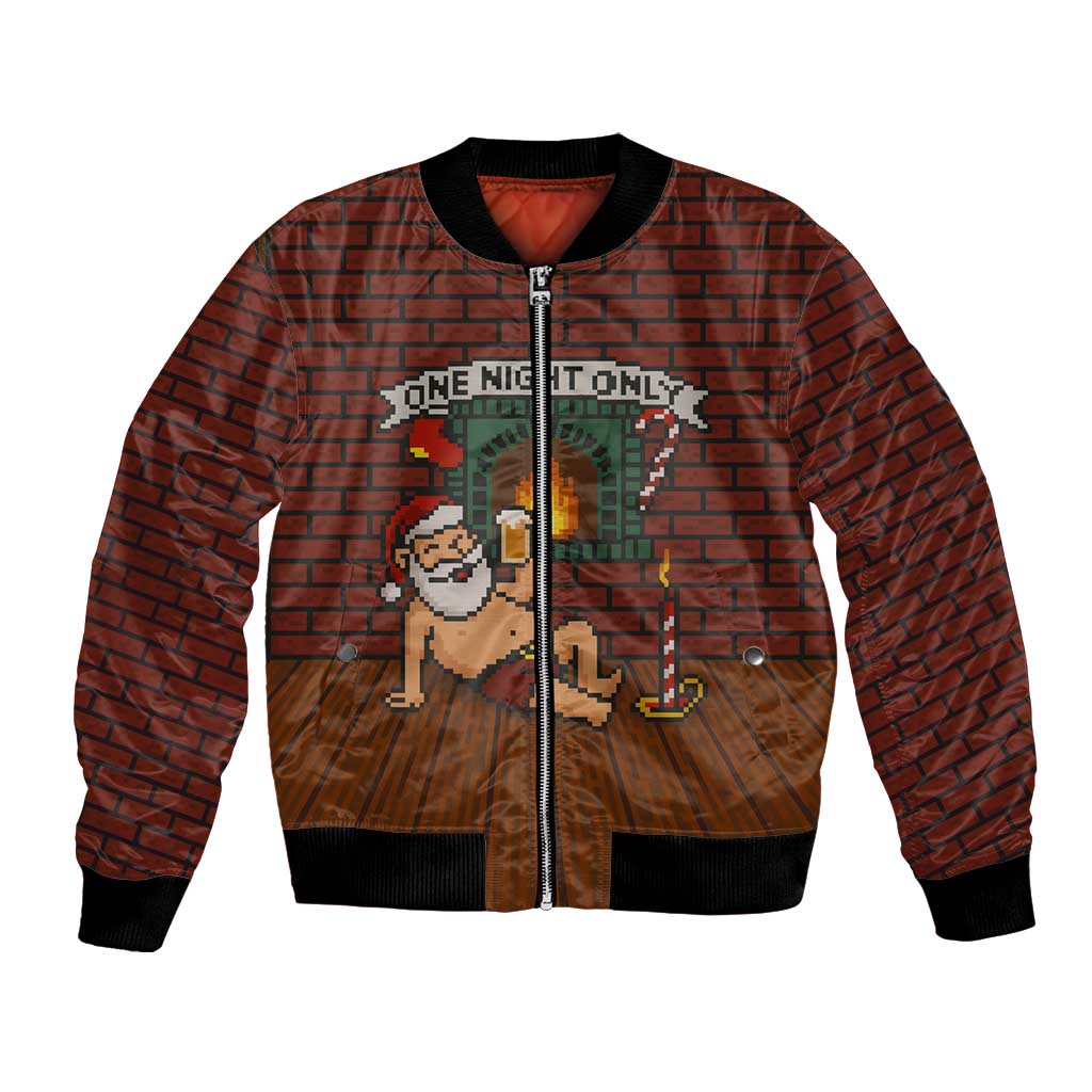 One Night Only Christmas Bomber Jacket Xmas Holiday Patterns - Wonder Print Shop