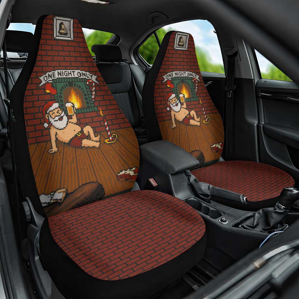 One Night Only Christmas Car Seat Cover Xmas Holiday Patterns - Wonder Print Shop