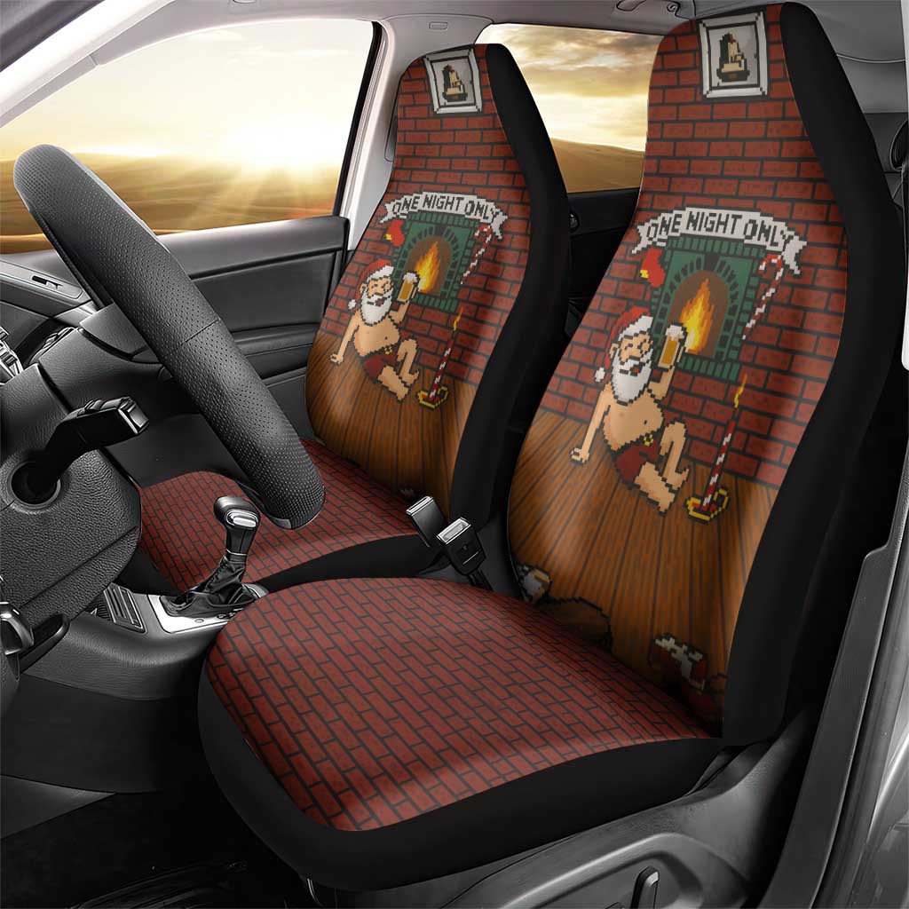 One Night Only Christmas Car Seat Cover Xmas Holiday Patterns - Wonder Print Shop