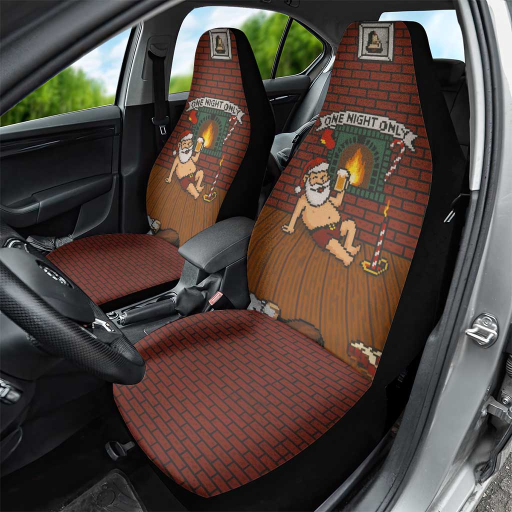 One Night Only Christmas Car Seat Cover Xmas Holiday Patterns - Wonder Print Shop