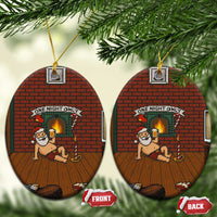 One Night Only Christmas Ceramic Ornament Xmas Holiday Patterns - Wonder Print Shop